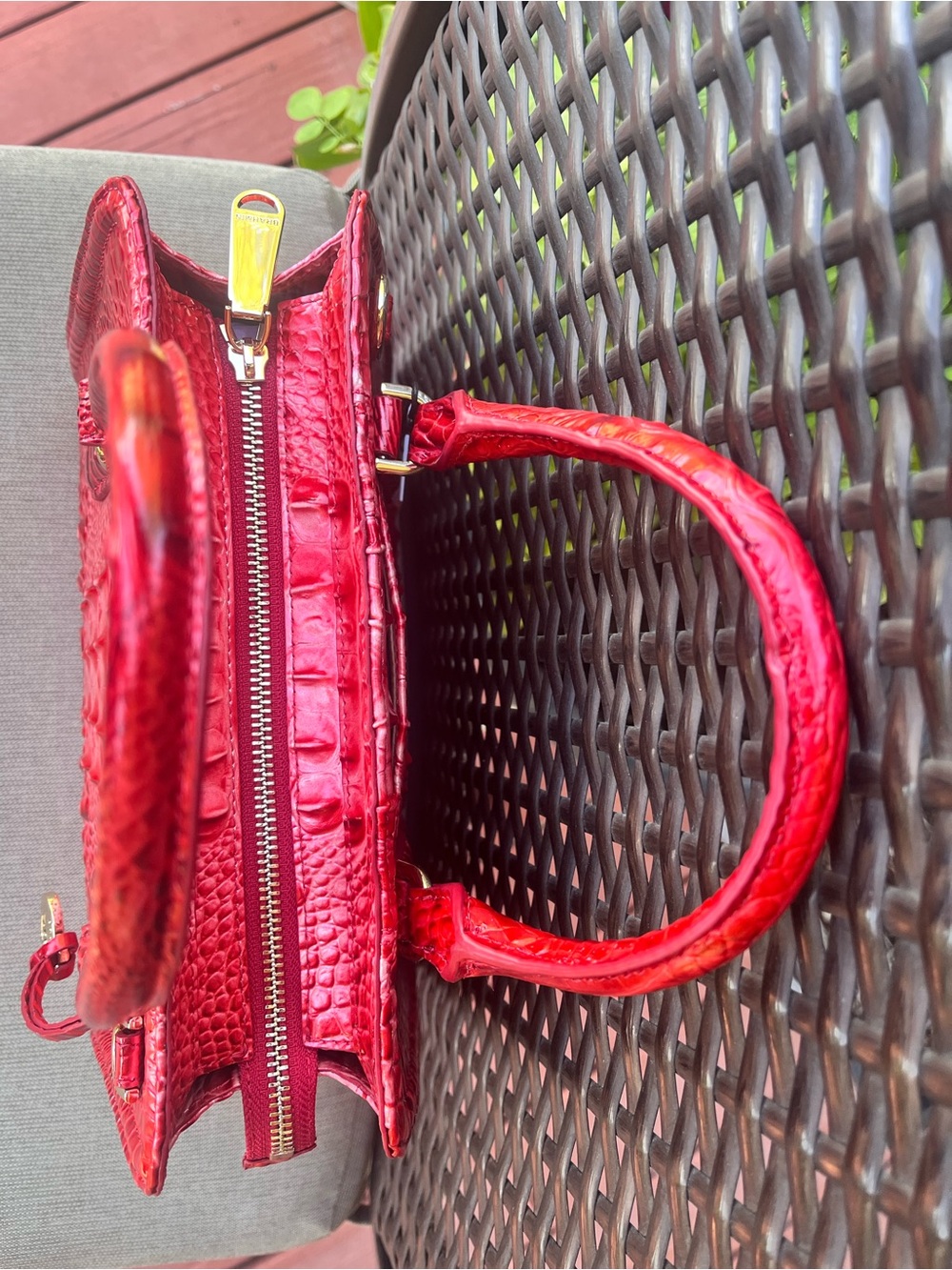 NWT Brahmin CAMI in EMBRACE Ombre Melbourne Satchel - Picture 6 of 14